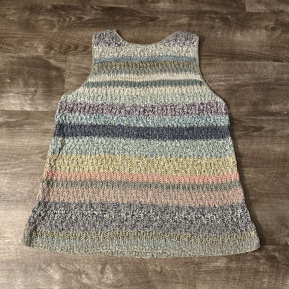 Peruvian Connection Knit Tank Top size XL - Picture 2 of 7